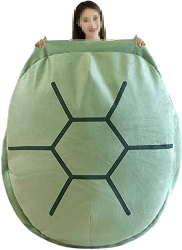 Large Animal Turtle Shell Filled Pillow Wearable Turtle Shell Plush Toys Soft Stuffed Sleeping Cushion Cosplay Gift for Kids Adults 23.5.5 (Color : Adult, Size : 160cm)