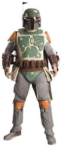 Rubie's- Star Wars Classic Costume Boba Fett per Adulti, Tinta Unita, Vedi Illustrazione, Unica, IT909863-STD