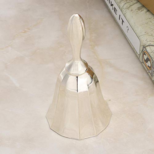 Campainha, campainha de mão de metal Aparência simples não é fácil de desbotar Campainha de mão de l