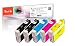 Produktbild Peach E129 Spar Pack Plus Druckerpatronen XL (2xBK, C, M, Y) ersetzt Epson T1295, T1291, C13T12954010 für z.B. Epson Stylus Office BX 305 F, Epson Stylus Office BX 635 FWD, Epson Stylus SX 430 W