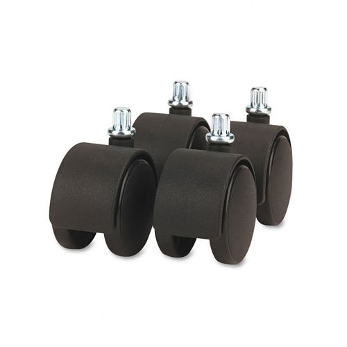 UNIVERSAL PRODUCTS / UNV10004 / Snap-In Swivelwheel Casters for Filing/Storage Totes, Black, Four per Set / Sold as 1 ST