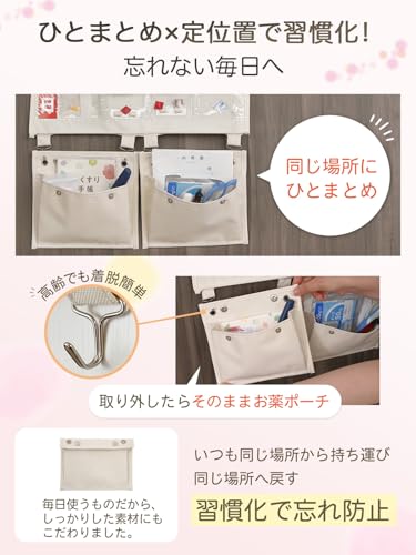 AmiSoin 大きめサイズ お薬カレンダー 1週間 の商品画像 2