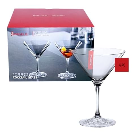 Spiegelau Crystal Martini Glasses Set of 4 Cover
