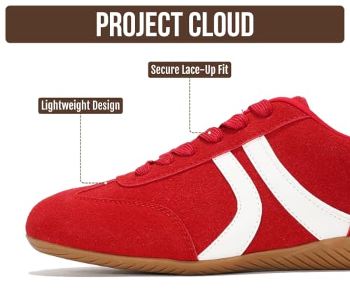 Image of Project Cloud Barefoot Shoes Women - Memory Foam Lace-Up Womens Sneakers - Lightweight & Non Slip Womens Shoes Casual - All-Day Women's Fashion Sneakers for 2026 (Goal)