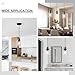 hansang 3 Pack Pendant Lights for Kitchen Island, Modern Black Hanging Light Fixture, 47Inches Island Lights, Adjustable Rope, Farmhouse Clear Glass, E26 Base, Bulbs Not Included