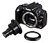Omax A14CanonSLR is a CA‑CAN‑SLR Canon SLR/DSLR Camera Adapter for Omax Microscopes Eye Piece, Canon SLR/DSLR Microscope Camera Adapter with 2× Lens and Multiple Mount Sizes