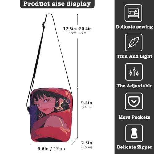 Beauty Red Sexy messenger bags for women shoulder bag men women's crossbody handbags Adjustable Strap for Outdoor Daily Shopping3