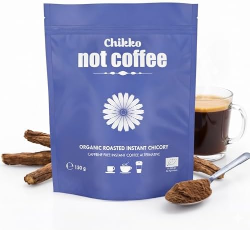 Chikko Not Coffee Organic Chicory Coffee 150g - No Added Sugars -...