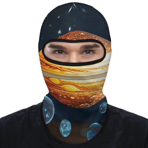 Balaclava con efecto luminoso en la oscuridad y energía solar para hombre y mujer, máscara facial de protección solar, transpirable, cubre toda la cabeza para senderismo, ciclismo, carrera y conducción