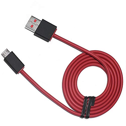 Replacement Usb Charging Charger Power Supply Cable Compatible With Beats By Dr.dre Powerbeats 2 Or 3 Solo Studio Wireless Headsets Earphones And Pill Speakers (Red/3Ft) #TOP6