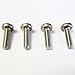 (4) RSD Stainless Steel License Plate Screws For All BMW Models ~ Extended Length: For Use With License Plate + Frame