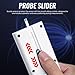 Digital Gauss Meter Tesla Meter, Professional Magnetic Field Tester with 0-25000 Gs (0-2500 mT) Range, HD Color Display Rechargeable N/S Pole Detection Data Storage for Magnets Motors & Industrial Use