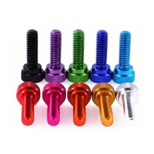 3UNC܂݃lW#6-32x20 / #6-32x10 / 1 / 4-20x20ADIY PCP[Xp̒FA~[bg(Emerald Green,6-32x20mm)