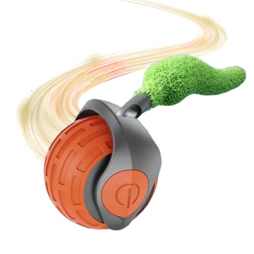 Tail Cat Toy - 自動で動くしっぽ付きキャットボール,豊かなる ペット 用品 - 運動 トレーニング 遊び コミュニケーション 用