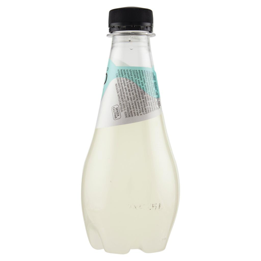 Italian Gourmet Boisson citron Zero Limonade sans sucre pétillante 24 x 250 ml | Sans sucres ajoutés, goût d'agrumes rafraîchissant pour les déplacements, fête, poids net total 6 l + pulpe gratuite 400 g