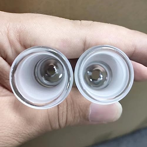 Loyejegl SHUANG KOU JIE TOU 2 Sets Glass Tube Straight Connecting Adapter For Glass Pipe Joint,19/25 Ground Outer Standard Taper Joints thumb #3