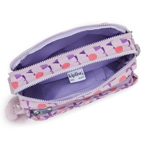 Image of Kipling Women's Abanu Medium Prt Crossbody Bag, Lightweight, Adjustable Waist Pack with Multi-Compartment Zip Pockets