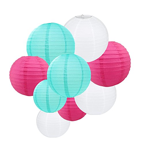 Ardux 9 lanterne di carta cinesi, artigianali