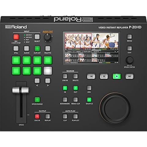 Repetidor instantáneo de vídeo Roland P-20HD con salida 1080i y exportación MP4 Cover