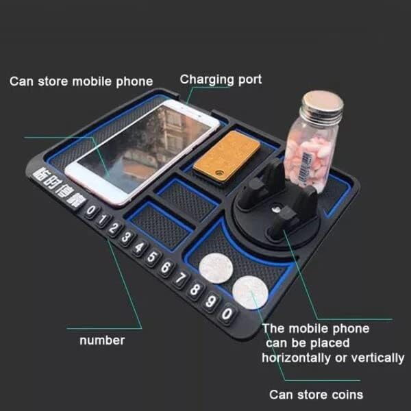 anti slip car dashboard mat mobile phone holder