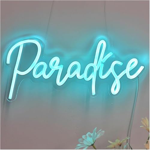 Panneau Néon Paradise Lampe Alphabet 14.7x32.5cm à Intensité Variable