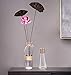 Jelofly Glass Vases Clear Flower Bud Vase Set of 6