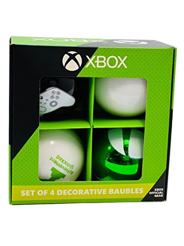 XBOX - Confezione da 4 decorazioni natalizie per albero di