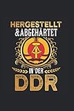 hergestellt in ddr  Hergestellt und abgehärtet in der DDR: Notizbuch mit Inhaltsverzeichnis A5 6x9 Zoll Gepunktet Ossi 61 Geschenk DDR Ostdeutschland Geschenke für Männer Frauen