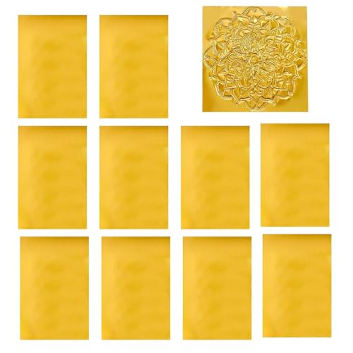 Feuilles d'or finition décorative brillante pour sublimation d'art et projets exclusifs