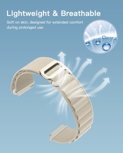 3 Packs de Correas de Nylon para Reloj Inteligente Poounur T80 miniatura 3