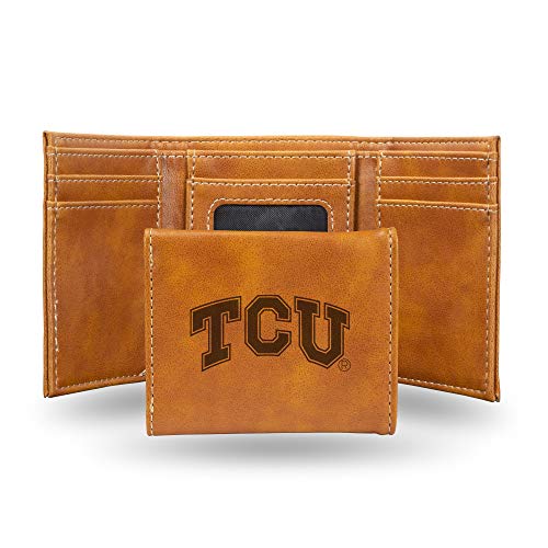 Image of Rico Industries NCAA Laser Engraved Trifold Laser Engraved Tri-Fold Wallet - Men's Accessory