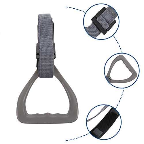 Anillas de gimnasia KICHOUSE 2 piezas con correas ajustables miniatura 6