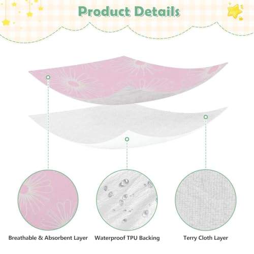Drap imperméable pour lit bébé fille évite les fuites