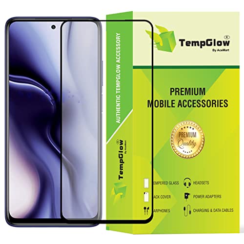 Image of Screen Protector for Samsung Galaxy F62 | M62 (Black) Tempered Glass Edge-to-Edge 6D Screen Guard With Installation Kit