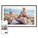 ARZOPA 15.6' Large Digital Picture Frame Free Cloud Storage No Subscription 1920X1080 FHD Touchscreen Anti-Glare Electric Photo Frame Slideshow Custom Gift Mode for Family and Friends