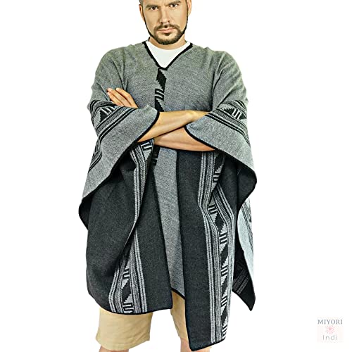 Alpaca Poncho Men Ponchos Adult Wool Poncho Men Pancho Men Mens Poncho Cloak2