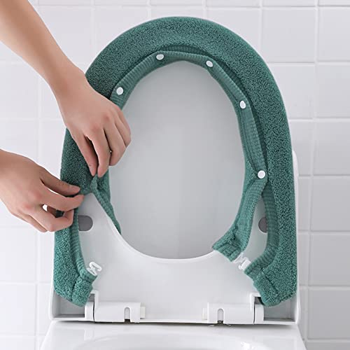 3 Stück WC Sitz Pad, Toilettensitzbezug Warm, toilettensitz wärmer, Toilettensitzbezug WC Wärmer Paderborn Antibakteriell, Warm WC Sitzbezüge, für Badezimmer Closestool Mat Seat Case – Bild 8