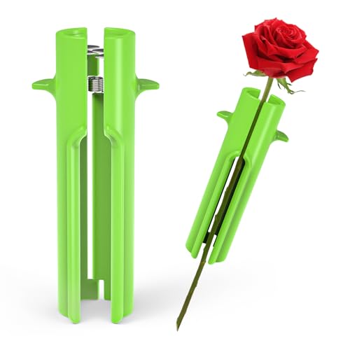 Rose Thorn Stripper Tool, Thorn Remover for Roses, Flower Leaf Stripper, Rose Cutter to Removal...