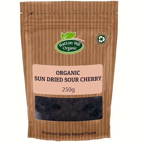 Organic Sun Dried Sour Cherries 250g by Hatton Hill Organic