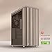 ASUS ProArt PA401 Wood Edition Beige ATX case with Tempered Glass Panel; Supports GPUs up to 315mm, 240mm Radiator, 160x32mm Fans, Power/Reset Lock, Detachable PSU Bracket