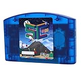 VELATEMOR Open Source N64 Flash Cartridge, Open Source Flash Cartridge, HD Loader Game Reader for Summer Cart 64, Fast Reading Retro HD Gaming with Auto Save Backup (Blue Transparent)