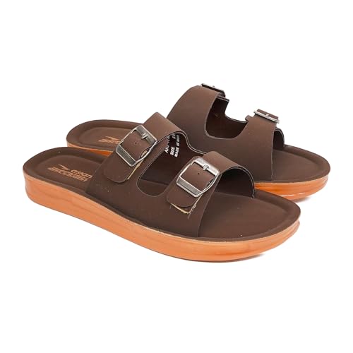 Image of ASIAN PL-908 Cushion Slippers for Women | Stylish Double Buckle Slip-Ons | Soft Air Cushion Comfortable Footbed | Lightweight Daily Wear Casual Flats for Indoor Outdoor Use