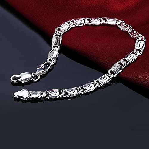 Bracelet chaîne pour couples en acier inoxydable - Bijou luxe