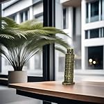 Leaning Tower of Pisa Statue Italy Souvenirs Metal Landmark Building Collectible Model Sculpture Living Room Decoration for Desktop Book Shelf - Image 3