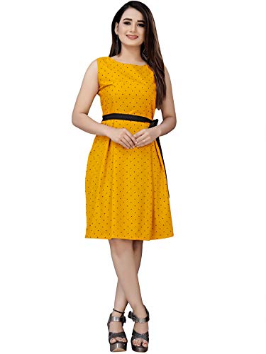 Image of AA Creation Women's Fit And Flare Knee Length Dress