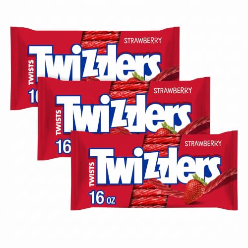 TWIZZLERS Twists Strawberry Flavored Licorice...