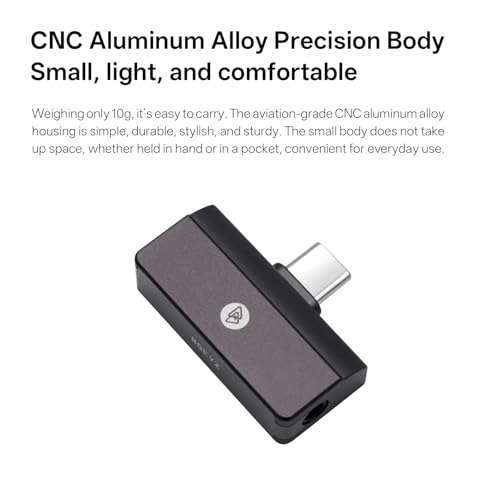 Image of BQEYZ C30 USB‑C Portable DAC Amp, 3.5mm & 4.4mm Dual Output | Hi‑Res 32bit /384kHz Decoder with OPA Amplifier, 10‑Band EQ Tuning, 57mW@32Ω Mini Audio Adapter for Android /windowx