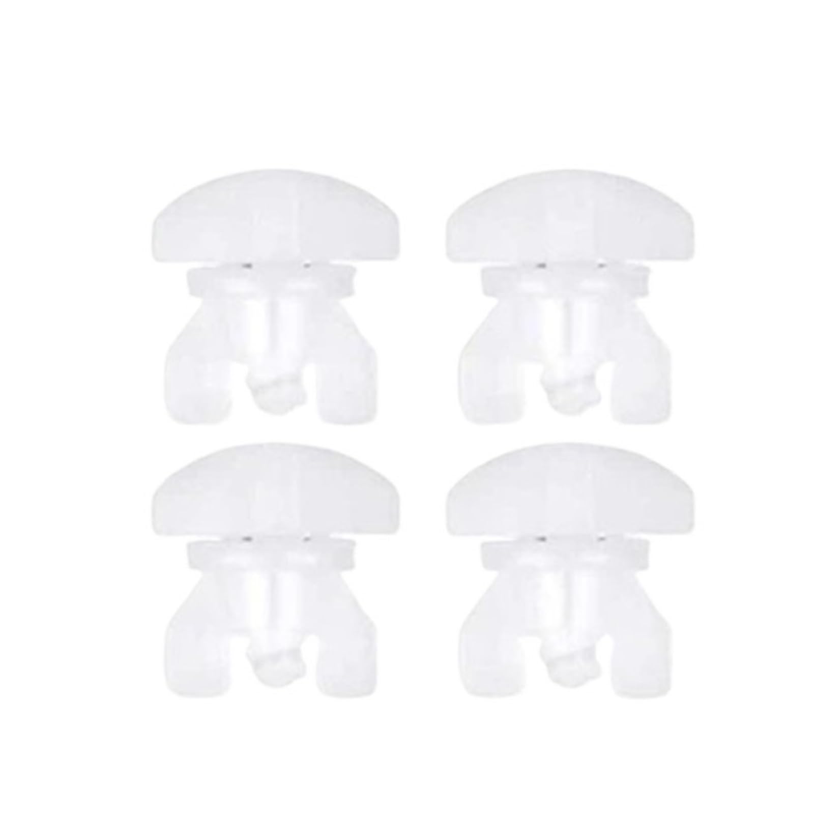 Curtain Track Gliders Set Of 20Pcs Plastic Curtain Track Stoppers Easy Installation Drapery Rails Sliding Gliders