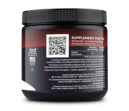 Image of Nutrition Planet Micronized Creatine Monohydrate (Cola, 348g / 0.76 Lb, 60 Servings)