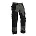 Produktbild Blåkläder Workwear Herren|Unisex - Kinder Bundhose Handwerker "X1500", 1 Stück, , Gr. C48 , grün/schwarz